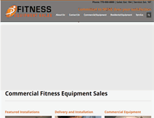 Tablet Screenshot of fitnessequipmentsales.com